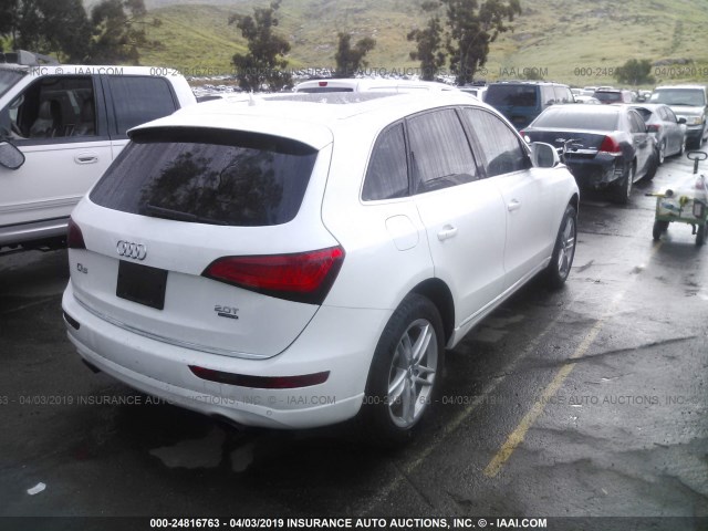 WA1LFAFP0FA137362 - 2015 AUDI Q5 PREMIUM PLUS WHITE photo 4