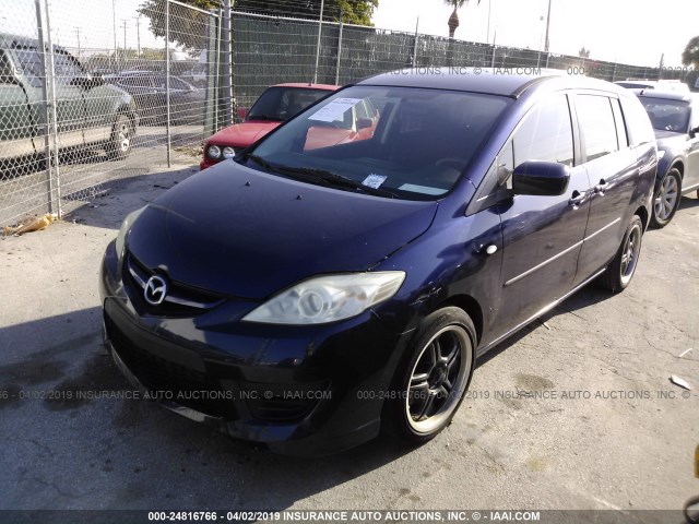 JM1CR293890344426 - 2009 MAZDA 5 BLUE photo 2