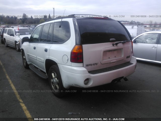 1GKDT13S122147726 - 2002 GMC ENVOY WHITE photo 3