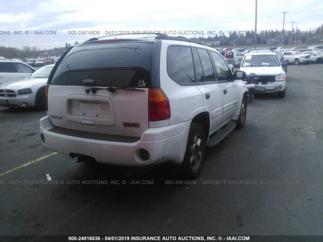 1GKDT13S122147726 - 2002 GMC ENVOY WHITE photo 4