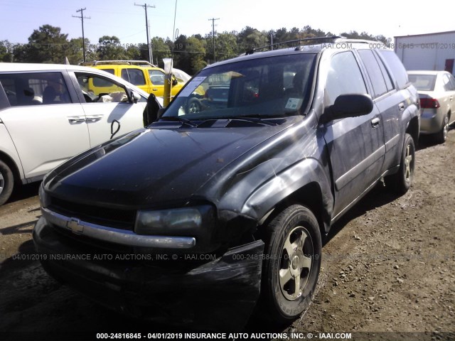 1GNDS13S152183412 - 2005 CHEVROLET TRAILBLAZER LS/LT GRAY photo 2