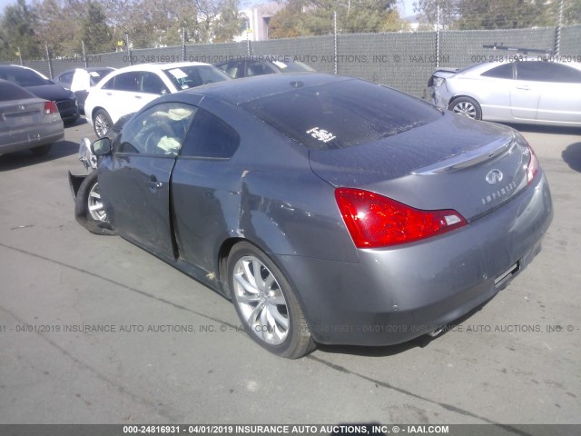 JN1CV6EK0EM112814 - 2014 INFINITI Q60 JOURNEY/IPL GRAY photo 3