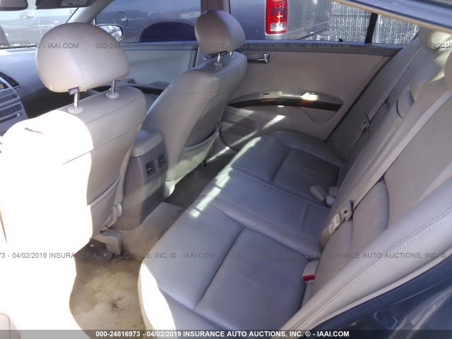 1N4BA41E06C811186 - 2006 NISSAN MAXIMA SE/SL GRAY photo 8