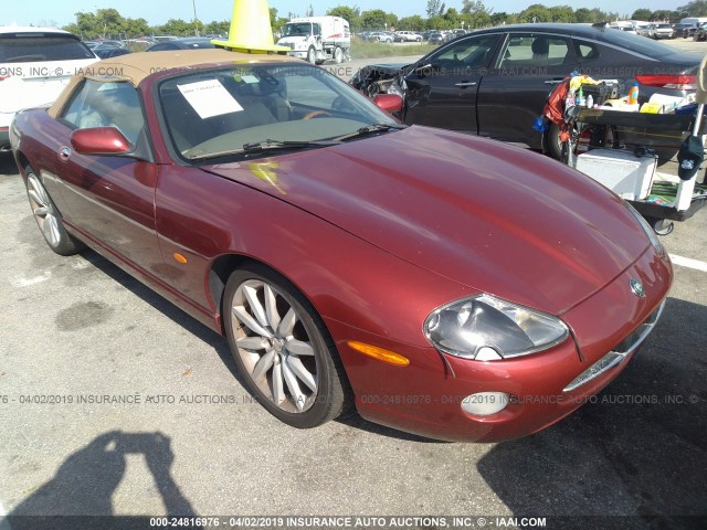 SAJDA42C352A42241 - 2005 JAGUAR XK8 BURGUNDY photo 1