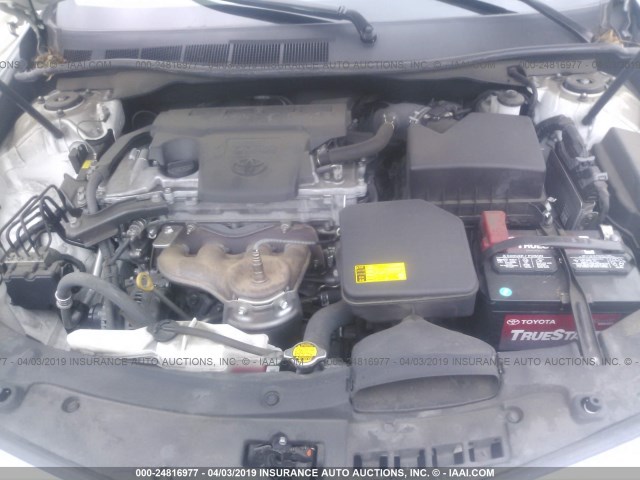 4T1BF1FK1DU278065 - 2013 TOYOTA CAMRY L/SE/LE/XLE 白色 照片 10