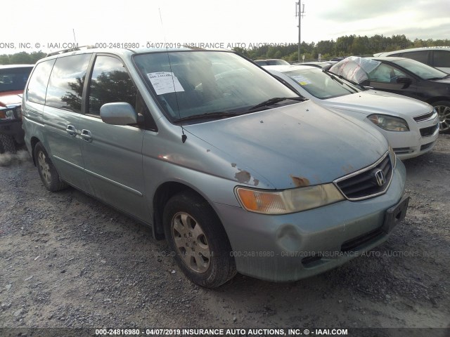 5FNRL18993B103401 - 2003 HONDA ODYSSEY EXL BLUE photo 1