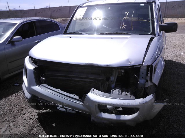 5J6YH27788L007793 - 2008 HONDA ELEMENT EX SILVER photo 6