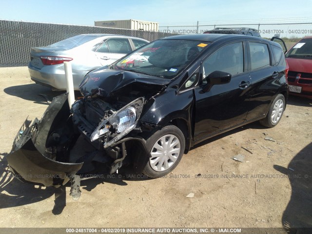 3N1CE2CP1GL356945 - 2016 NISSAN VERSA NOTE S/S PLUS/SV/SL/SR BLACK photo 2