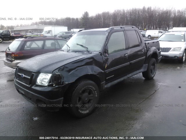 1FMZU77E72UC87723 - 2002 FORD EXPLORER SPORT TR  BLACK photo 2