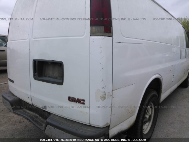 1GTGG29R911189539 - 2001 GMC SAVANA G2500 WHITE photo 6