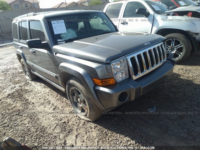 1J8HG48N78C173653 - 2008 JEEP COMMANDER SPORT GRAY photo 1