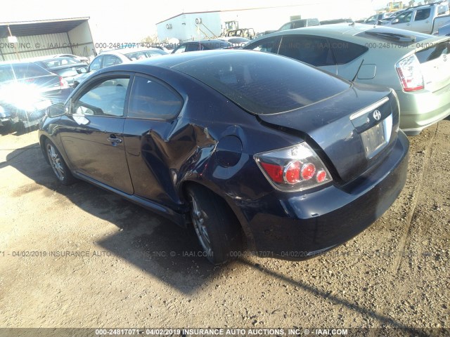 JTKDE167980226913 - 2008 TOYOTA SCION TC ლურჯი ფოტო 3