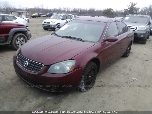 1N4AL11E75C372734 - 2005 NISSAN ALTIMA S/SL RED photo 2