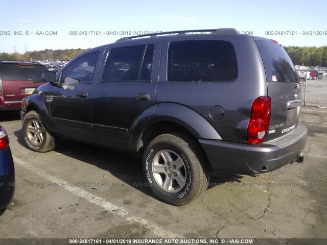 1D4HB48N54F104719 - 2004 DODGE DURANGO SLT GRAY photo 3