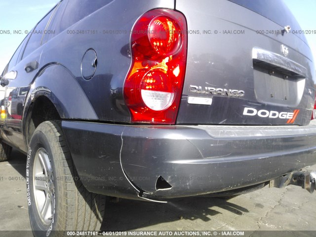 1D4HB48N54F104719 - 2004 DODGE DURANGO SLT GRAY photo 6