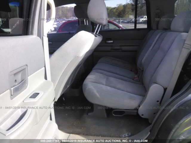 1D4HB48N54F104719 - 2004 DODGE DURANGO SLT GRAY photo 8