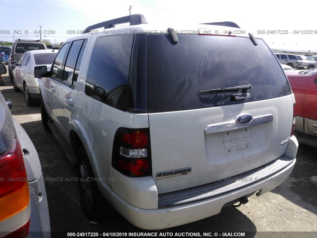 1FMEU73EX8UA86640 - 2008 FORD EXPLORER XLT WHITE photo 3