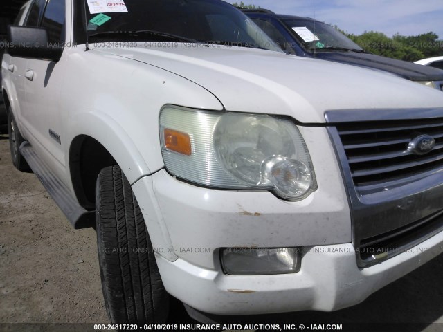 1FMEU73EX8UA86640 - 2008 FORD EXPLORER XLT WHITE photo 6