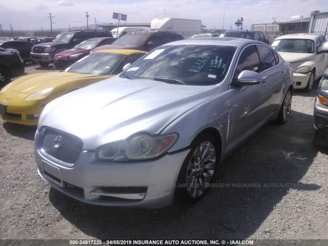 SAJWA0FA0AHR63637 - 2010 JAGUAR XF LUXURY SILVER photo 2