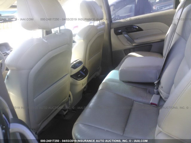 2HNYD28477H543582 - 2007 ACURA MDX TECHNOLOGY GRAY photo 8