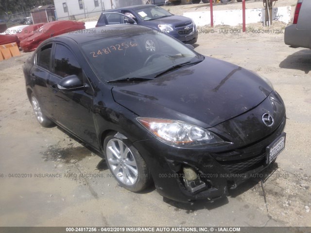 JM1BL1S65A1163343 - 2010 MAZDA 3 S BLACK photo 1