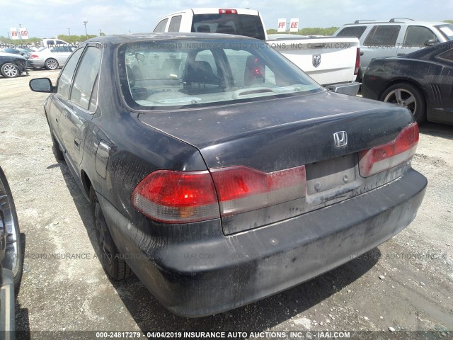 JHMCG56682C022880 - 2002 HONDA ACCORD EX BLACK photo 3