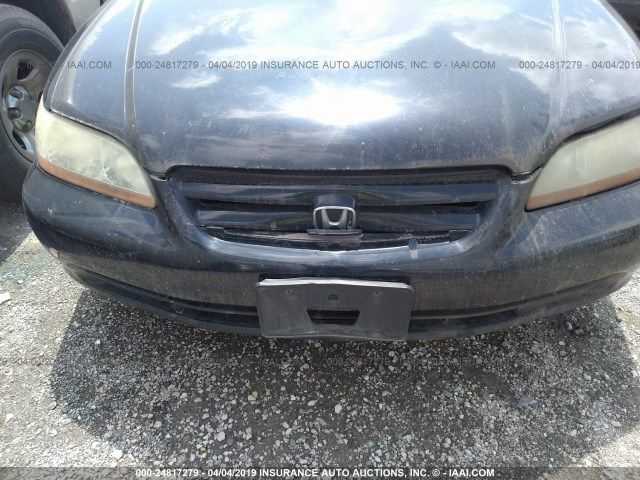 JHMCG56682C022880 - 2002 HONDA ACCORD EX BLACK photo 6