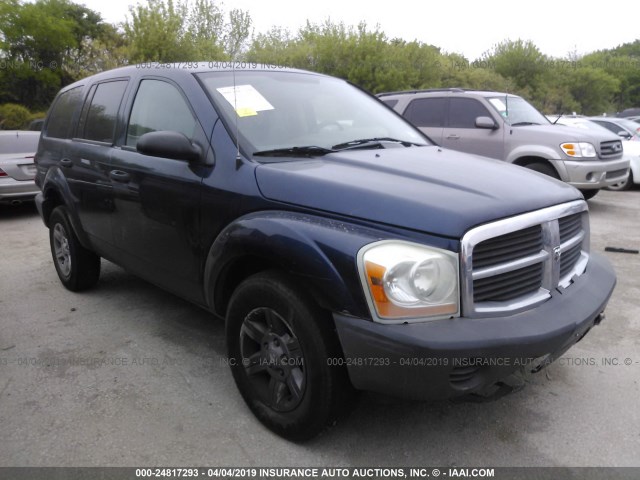 1D4HD38K15F548272 - 2005 DODGE DURANGO ST Dark Blue photo 1