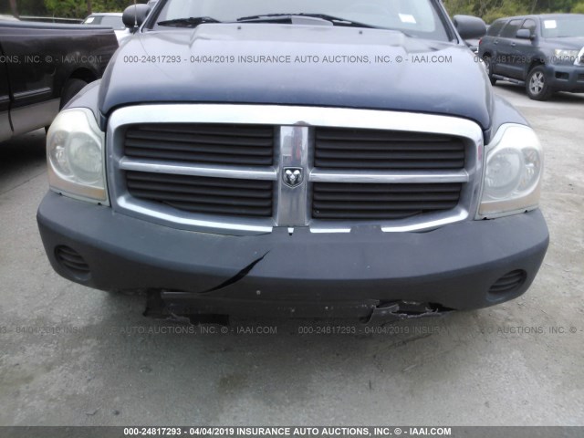 1D4HD38K15F548272 - 2005 DODGE DURANGO ST Dark Blue photo 6