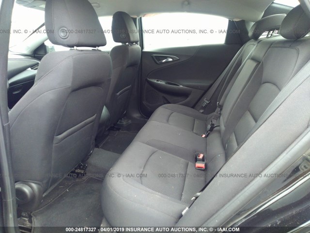 1G1ZC5ST6HF219646 - 2017 CHEVROLET MALIBU LS BLACK photo 8