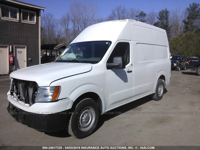 1N6BF0LX8EN106042 - 2014 NISSAN NV 2500 WHITE photo 2