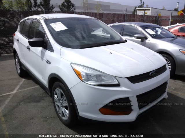 1FMCU0F75DUC48535 - 2013 FORD ESCAPE S WHITE photo 1