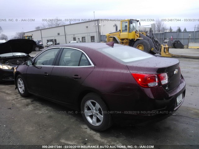 1G11C5SL3FF313901 - 2015 CHEVROLET MALIBU 1LT 勃艮第红 照片 3