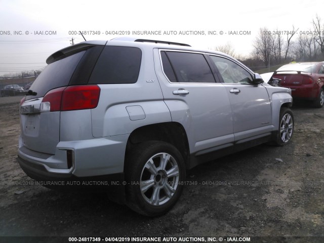 2GKALPEK4H6317771 - 2017 GMC TERRAIN SLT 银色 照片 4