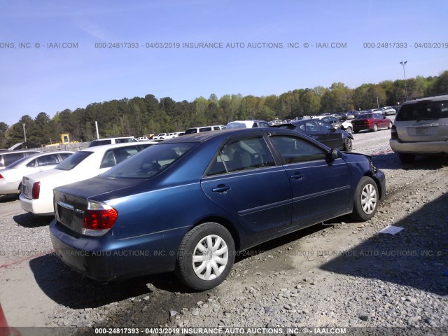 4T1BE32K16U147211 - 2006 TOYOTA CAMRY LE/XLE/SE BLUE photo 4