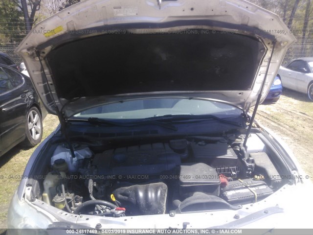 4T1BF3EK5BU127885 - 2011 TOYOTA CAMRY SE/LE/XLE SILVER photo 10