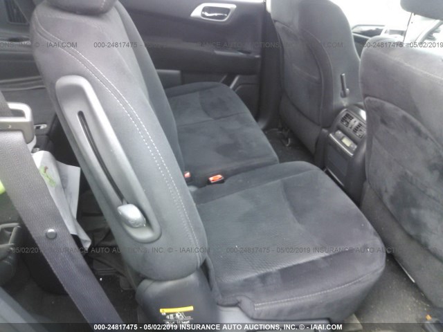 5N1AR2MM4EC691473 - 2014 NISSAN PATHFINDER S/SV/SL/PLATINUM GRAY photo 8