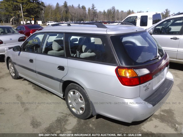 4S3BH635927303090 - 2002 SUBARU LEGACY L SILVER photo 3