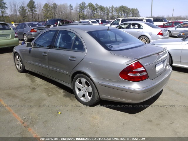 WDBUF83J54X162415 - 2004 MERCEDES-BENZ E 500 4MATIC SILVER photo 3