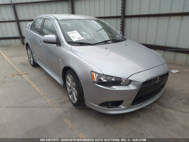 JA32U8FW5EU012716 - 2014 MITSUBISHI LANCER GT SILVER photo 1