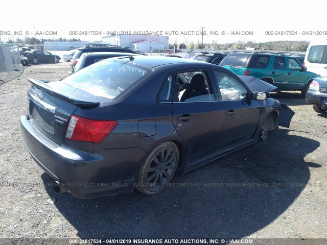 JF1GE7G65AG515562 - 2010 SUBARU IMPREZA WRX LIMITED GRAY photo 4