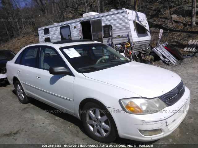 4T1BF28B4YU083702 - 2000 TOYOTA AVALON XL/XLS WHITE photo 1