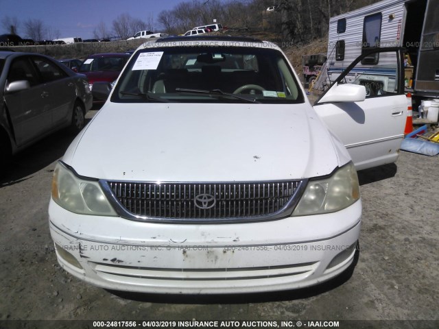 4T1BF28B4YU083702 - 2000 TOYOTA AVALON XL/XLS WHITE photo 6