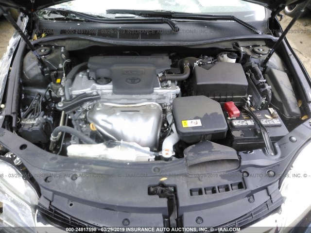 4T1BF1FK4HU424450 - 2017 TOYOTA CAMRY LE/XLE/SE/XSE BLACK photo 10