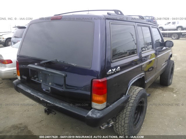 1J4FF68S6XL573795 - 1999 JEEP CHEROKEE SPORT/CLASSIC ლურჯი ფოტო 4