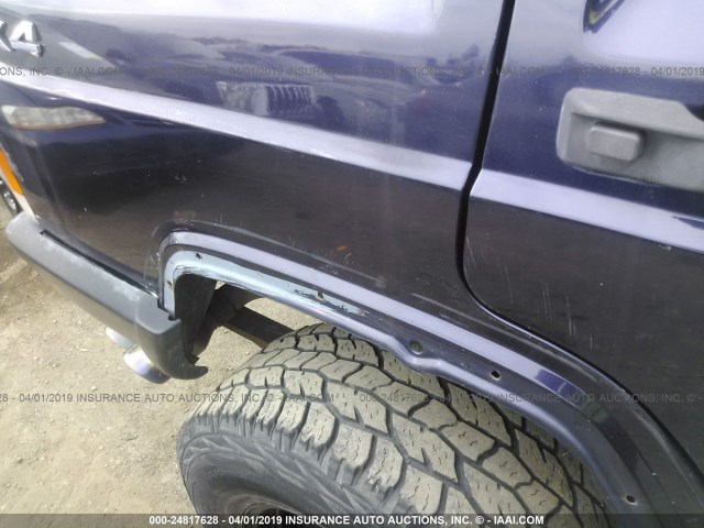 1J4FF68S6XL573795 - 1999 JEEP CHEROKEE SPORT/CLASSIC ლურჯი ფოტო 6