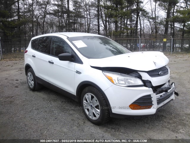 1FMCU0F79EUC74167 - 2014 FORD ESCAPE S WHITE photo 1