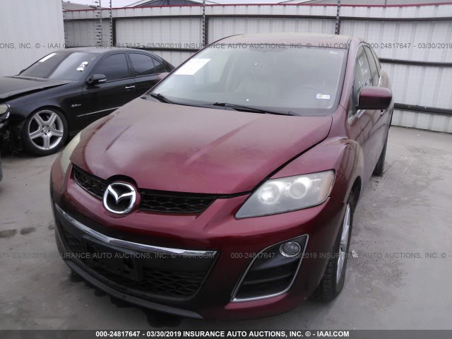 JM3ER2W3XA0323361 - 2010 MAZDA CX-7 RED photo 2