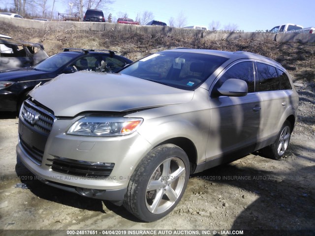 WA1BY74L27D066173 - 2007 AUDI Q7 3.6 QUATTRO PREMIUM GOLD photo 2