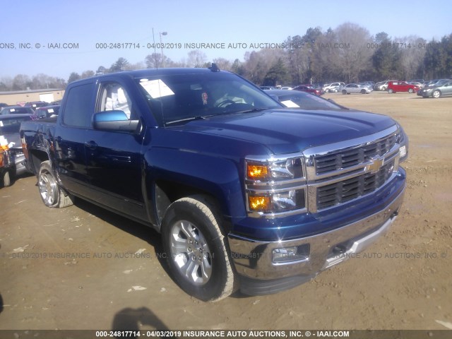 3GCUKREC1FG391084 - 2015 CHEVROLET SILVERADO K1500 LT BLUE photo 1